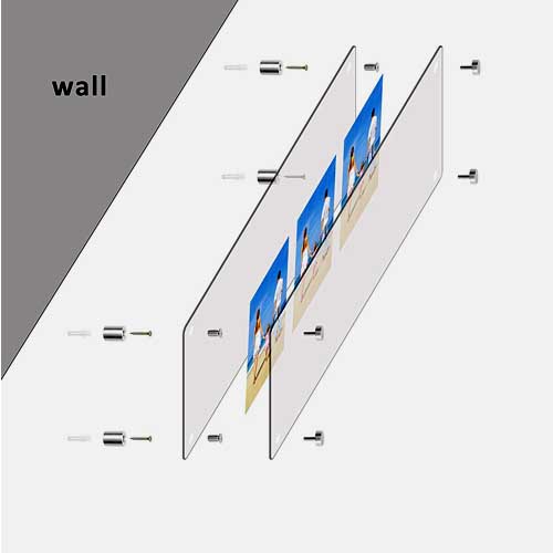 plexiglass frame for wall mounted